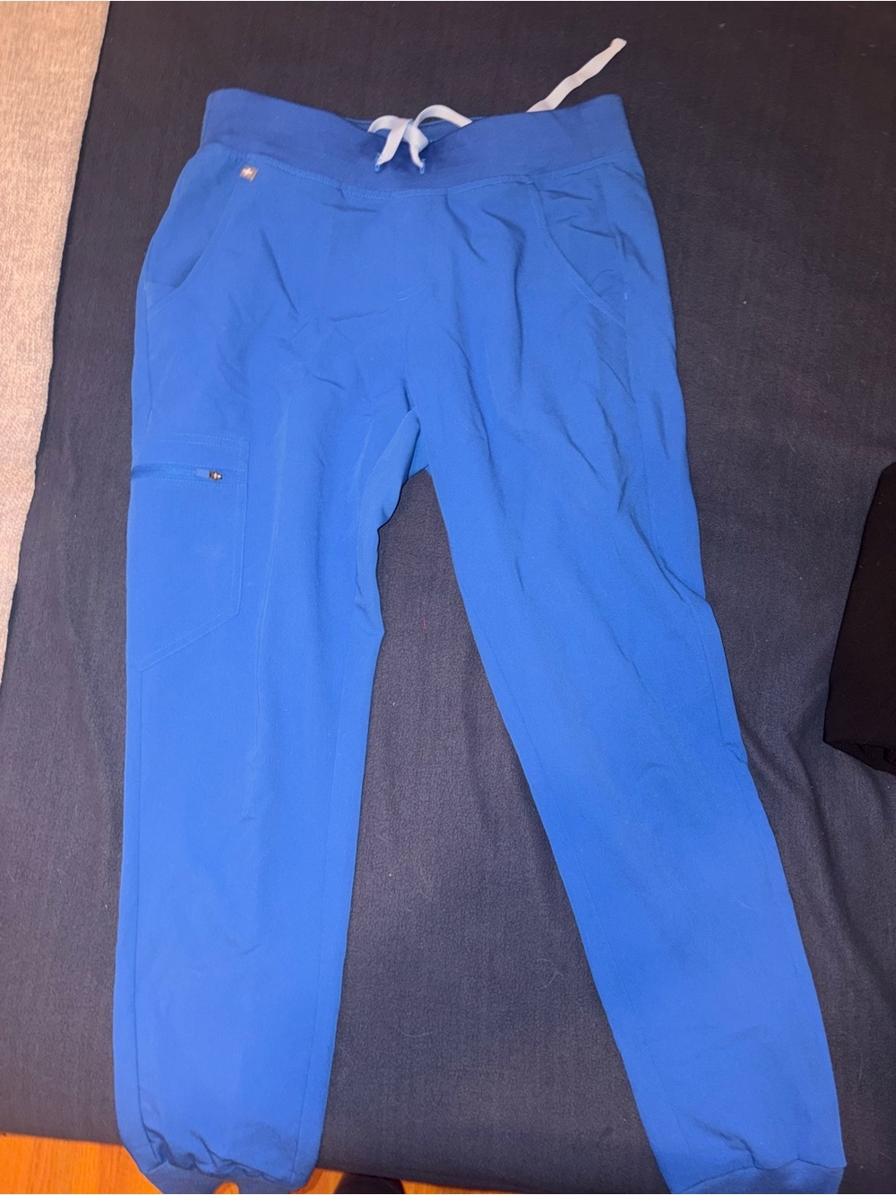Figs Royal Blue Drawstring Jogger Pants
